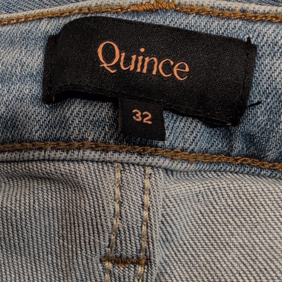 Quince Bella Stretch Wide Leg Jeans Size 32 NWT - Picture 6 of 7